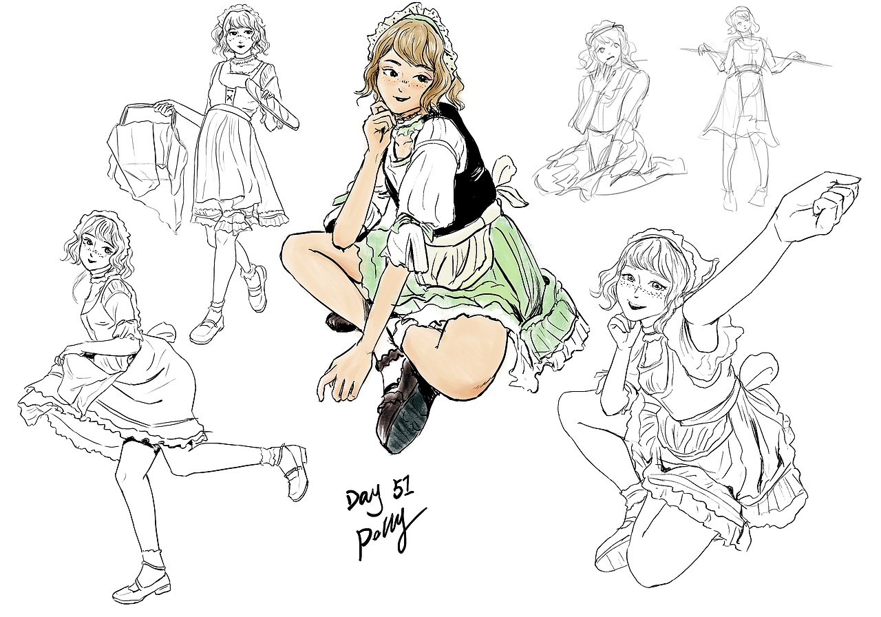 人物速写练习（图ZMjg4Nzc4MDA0） - 创作习作 - 站酷设计师傲雪幽狼_Polly原创素材 - 站酷ZCOOL