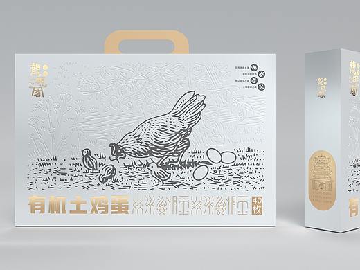 【包装设计】-龙砚阁品牌有机土鸡蛋包装设计