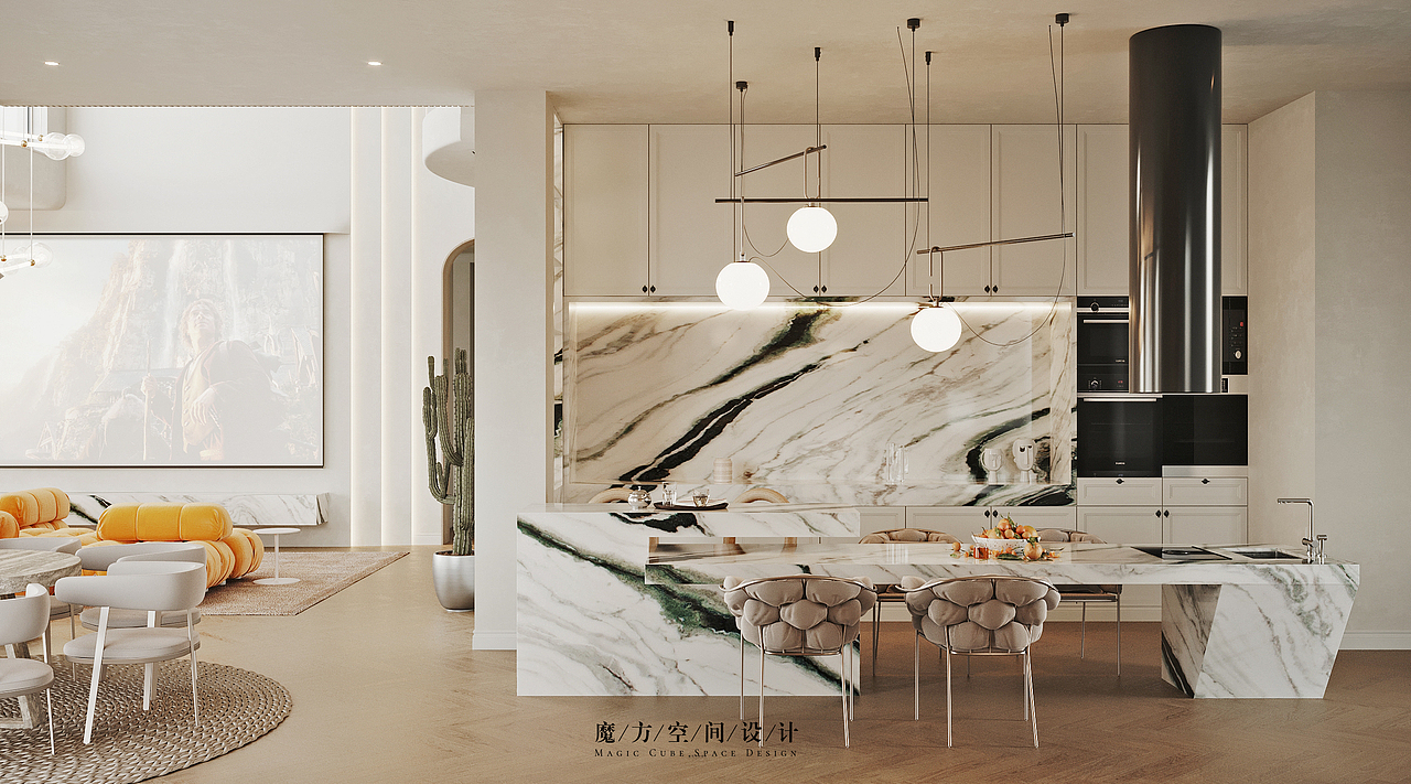 【魔方】侘寂•大连别墅项目（图ZMjQwODgyNzg4） - 家装设计 - 站酷设计师魔方空间设计原创素材 - 站酷ZCOOL