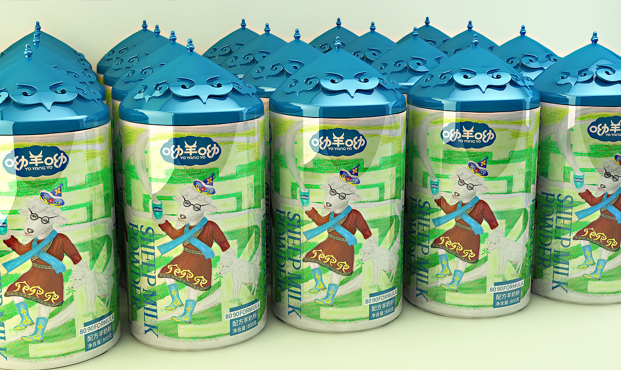 羊奶粉包装设计