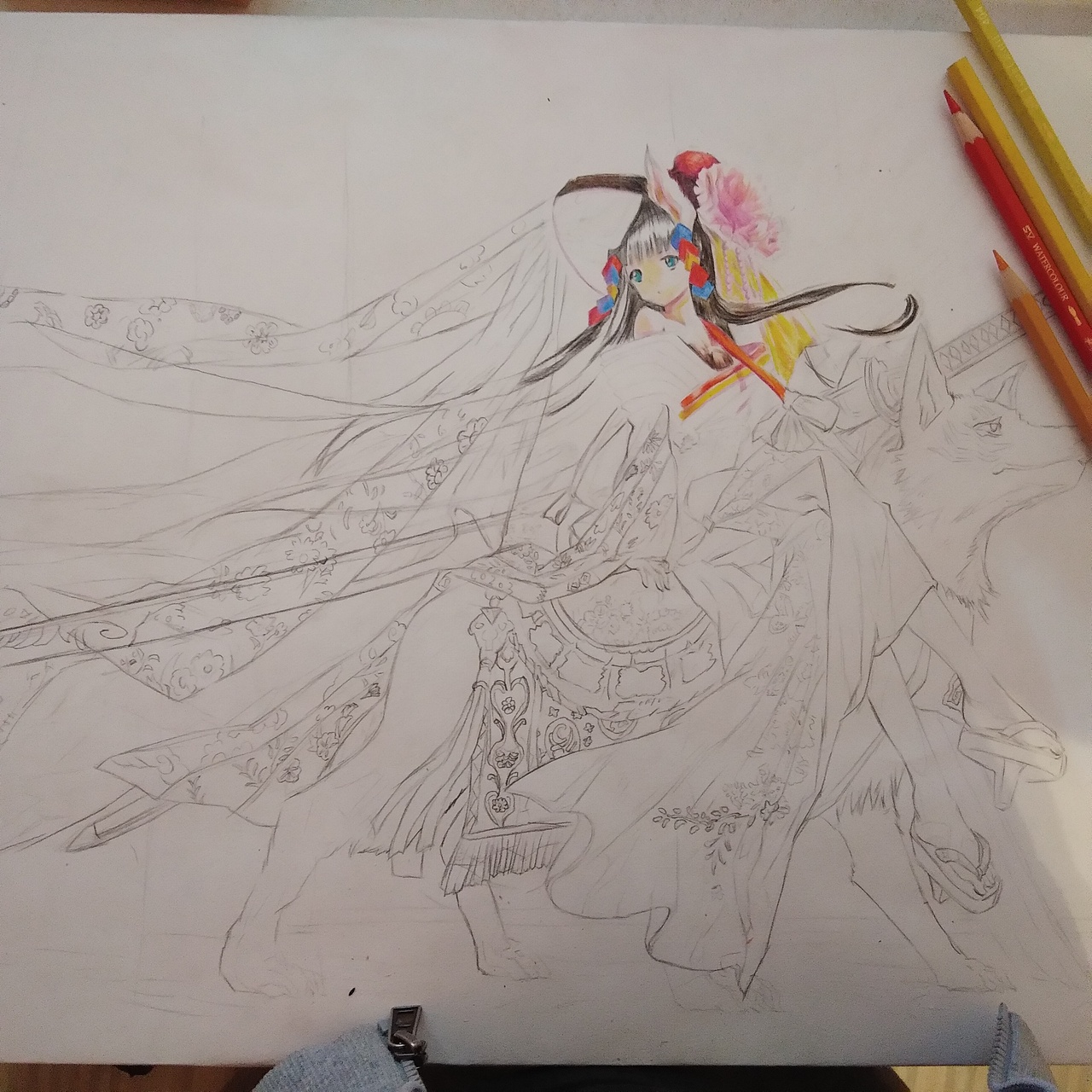 彩铅（图ZMTE0MzExNjQw） - 绘画 - 站酷设计师林子大了LIN原创素材 - 站酷ZCOOL