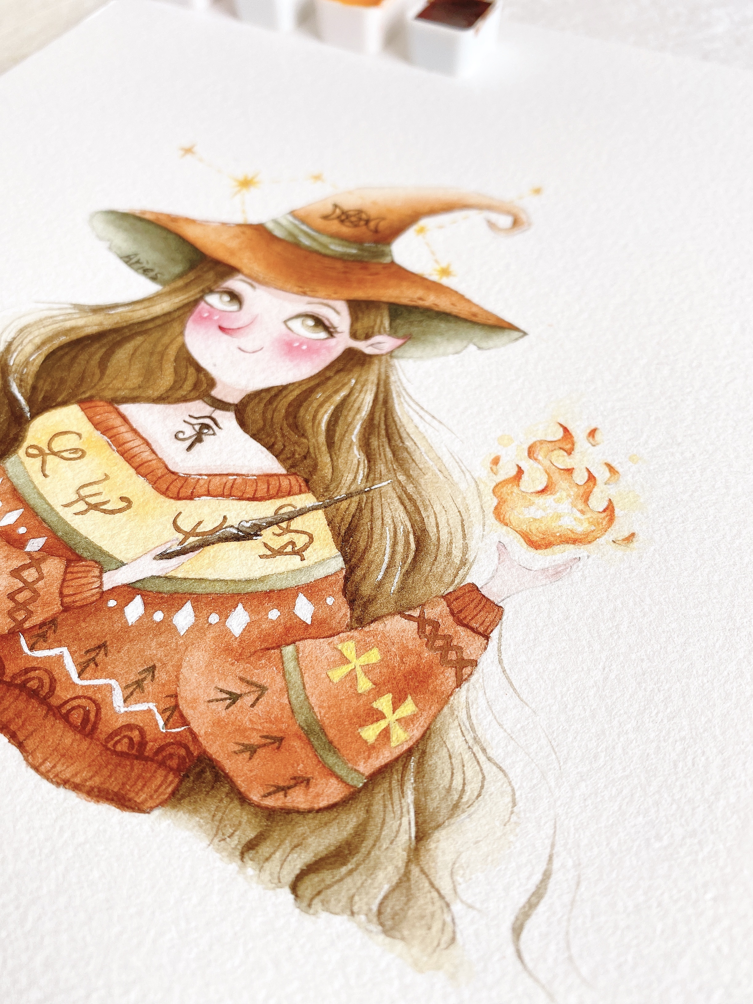 女巫|插画|插画习作|木和子 - 原创作品 - 站酷 (zcool)