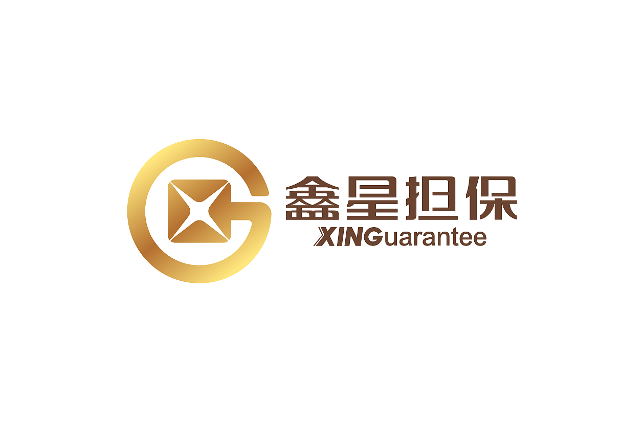 金融行业鑫星担保logo设计