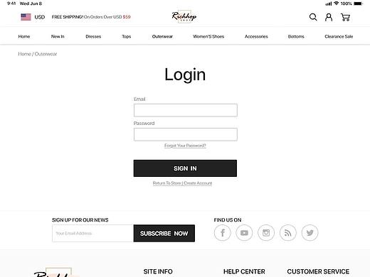ipad端-电商H5设计