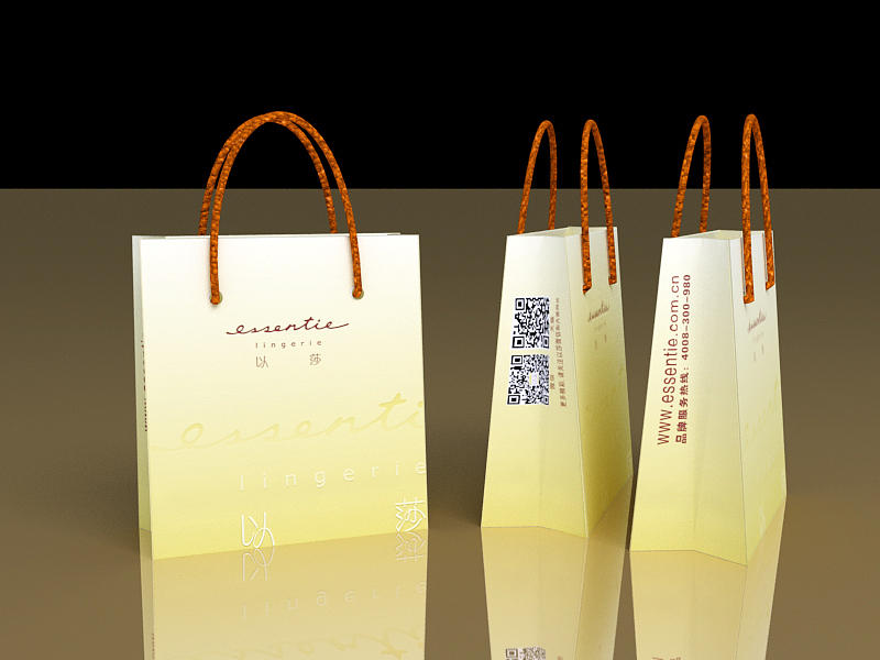 新的形象购物袋