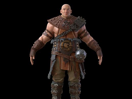 次世代游戏角色模型制作