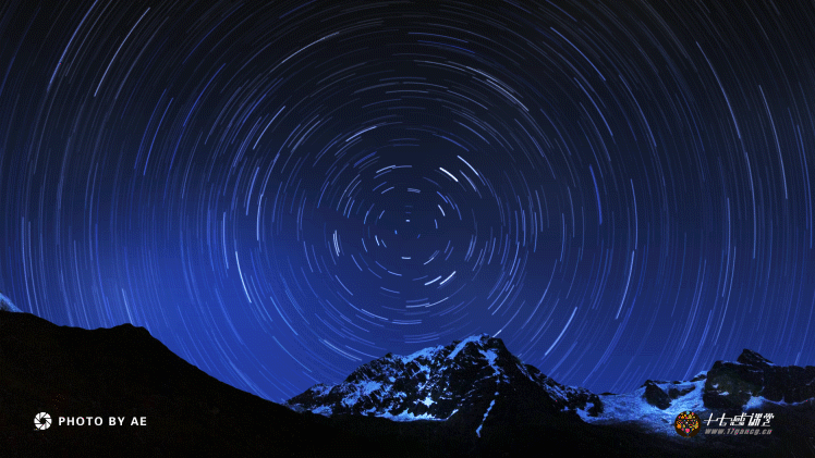AE制作星轨演示摄影动画 效果图 附制作流程 17感课堂