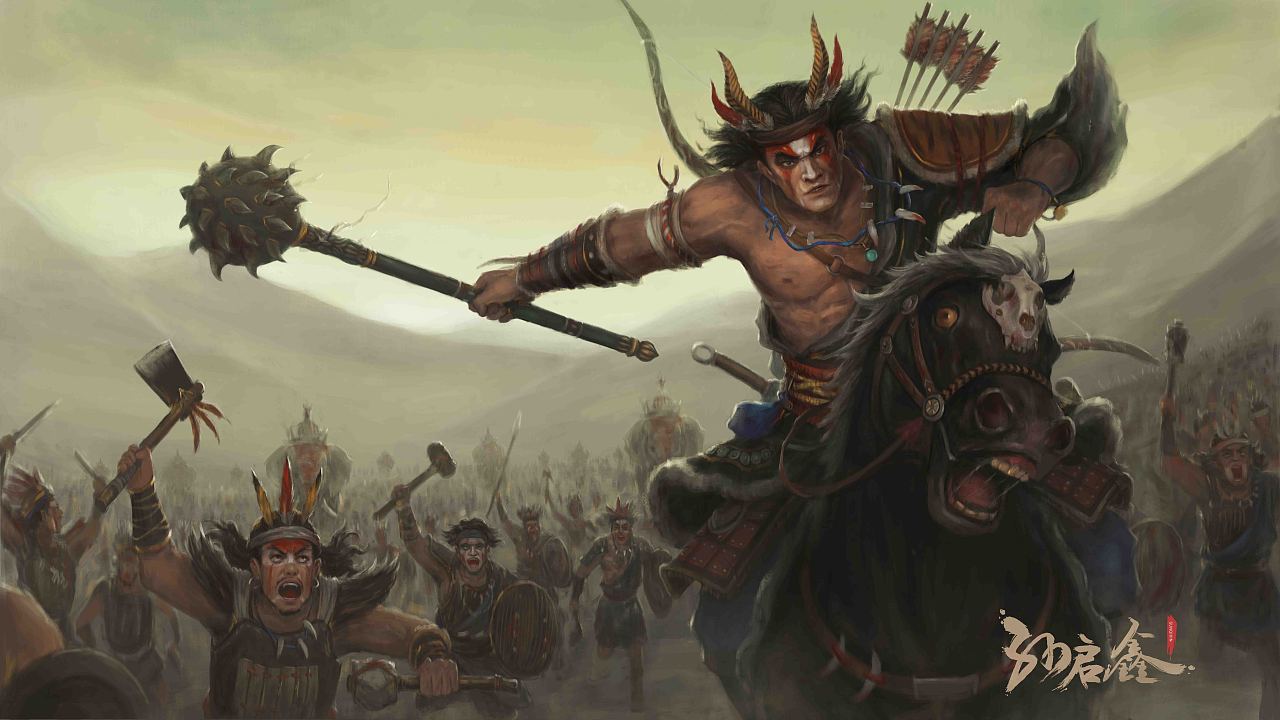 五溪蛮王沙摩柯