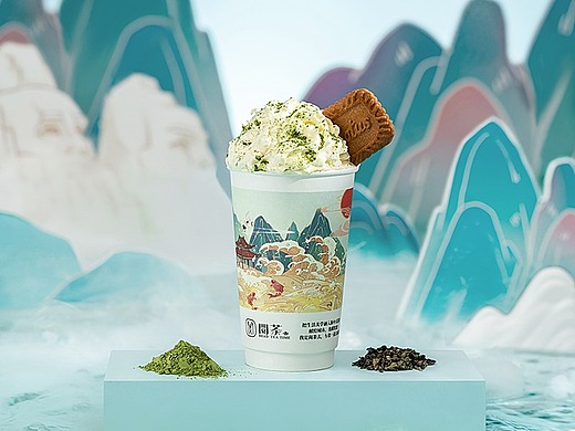 阅茶去国潮风奶茶饮品拍摄◆初塘视觉