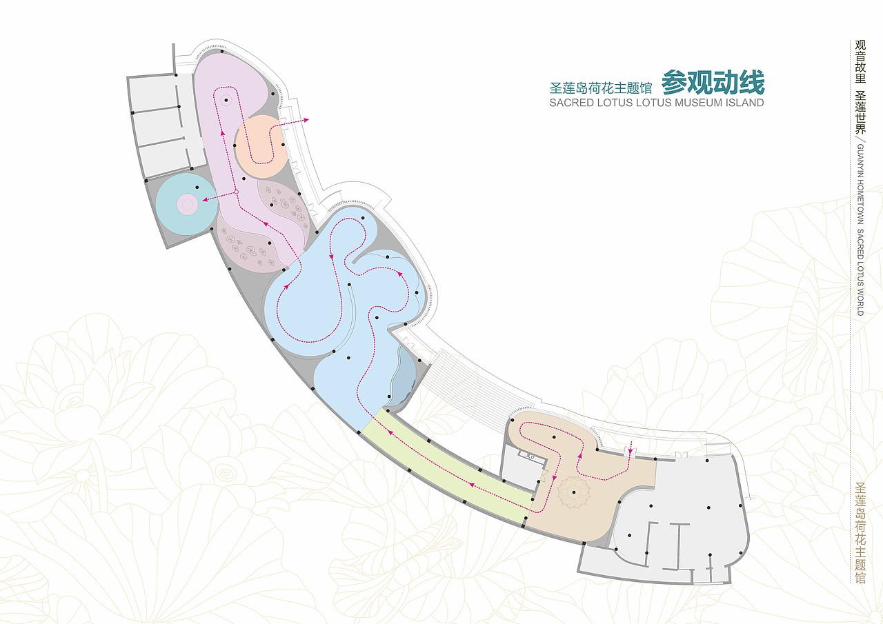 圣莲岛荷花主题馆设计方案（图ZMjcyMDA4NDk2） - 展陈设计 - 站酷设计师浮小生弌笑原创素材 - 站酷ZCOOL
