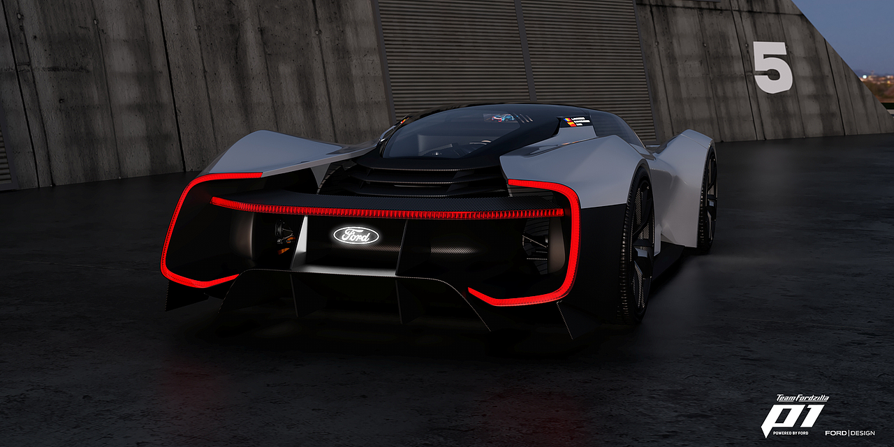 >Fordzilla P1< 福特欧洲网络虚拟游戏赛车设计(2020)（图ZMjM2NjcwMTg4） - 机械/交通 - 站酷设计师benn原创素材 - 站酷ZCOOL