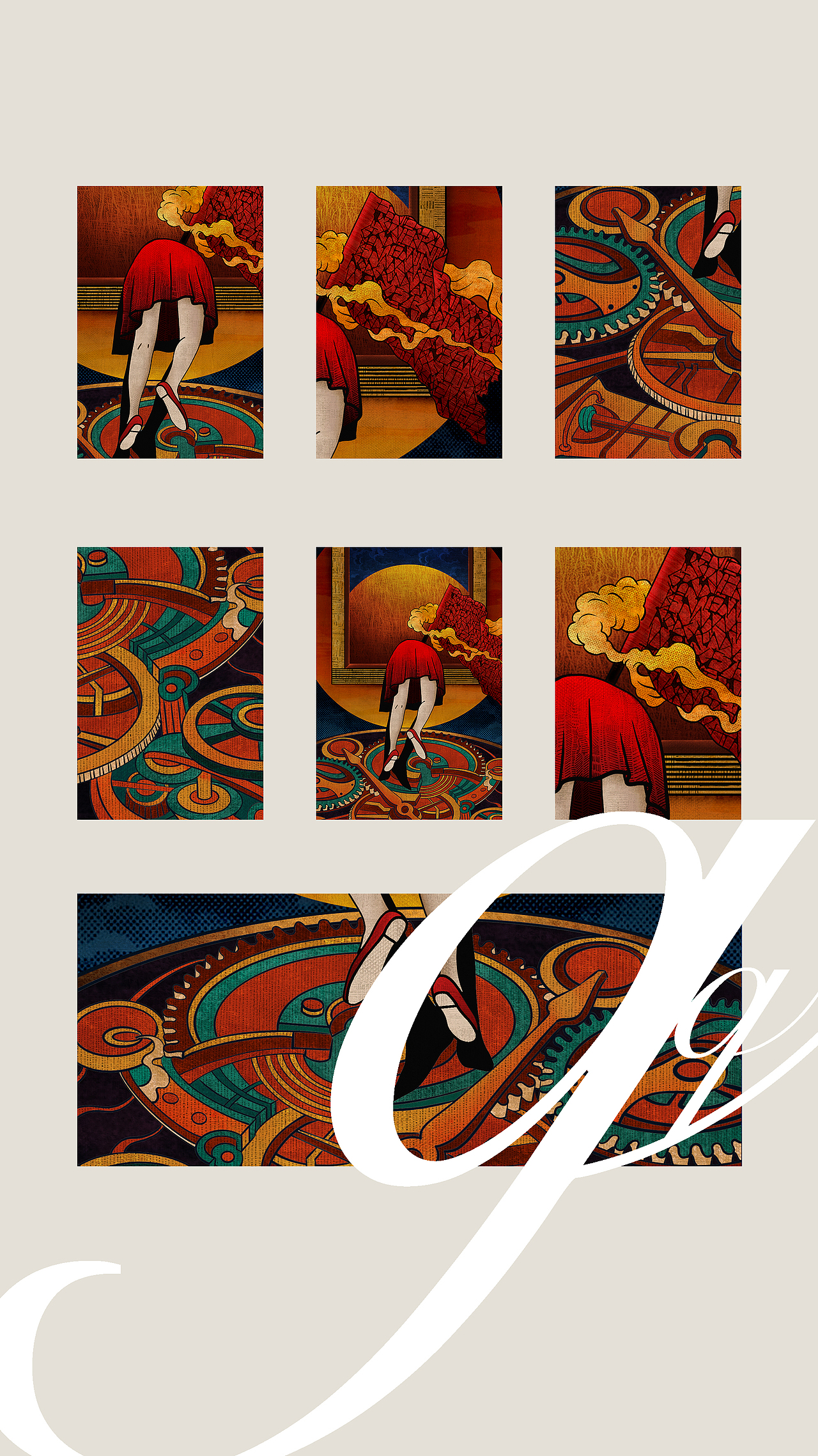 偷走时光的小孩（图ZMTkyNTUyNDQ0） - 艺术插画 - 站酷设计师脑洞幻想师gaga原创素材 - 站酷ZCOOL