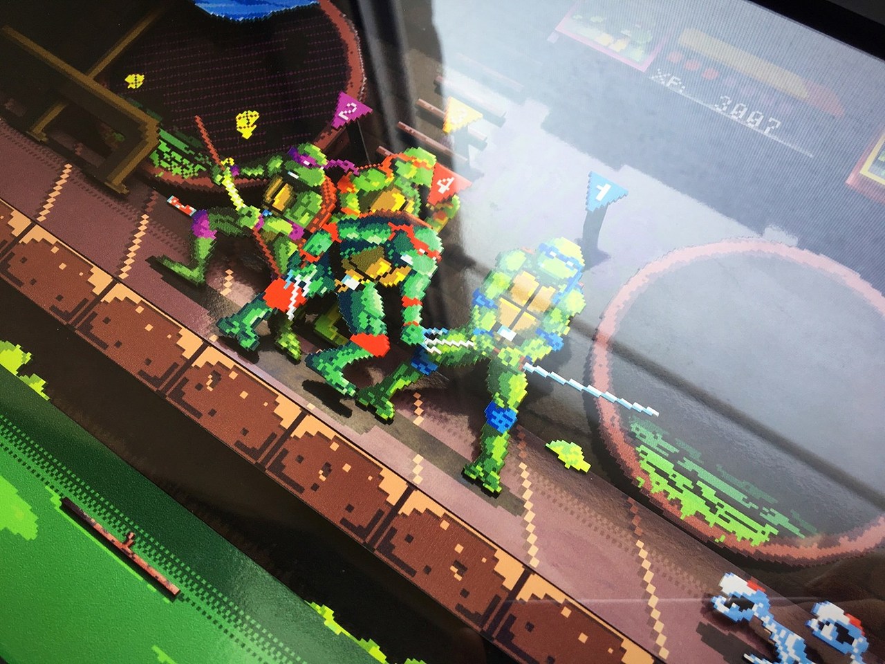 童年玩不起游戏系列之忍者神龟施莱德的复仇立体相框画