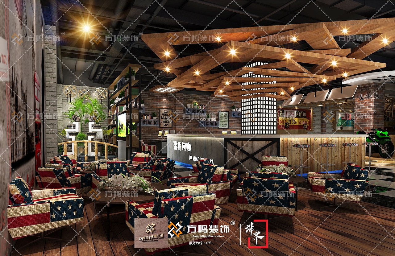 陕西西安网吧装修_西安网咖装修_灞桥机车网咖（图ZMTc1NTU2MjQw） - 家装设计 - 站酷设计师酒店设计_非界原创素材 - 站酷ZCOOL