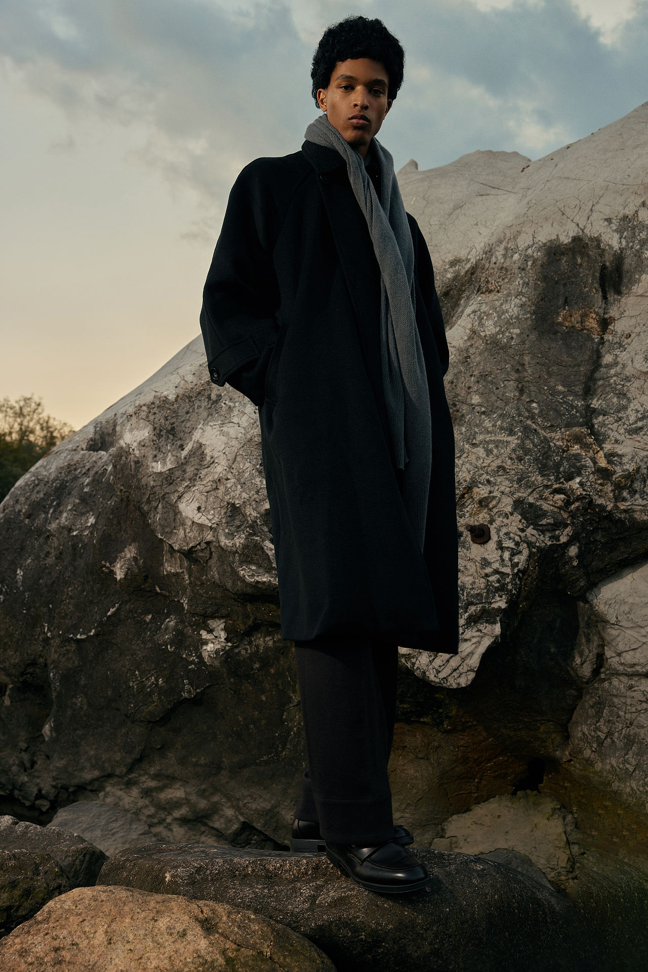 一组黑人系列时装片