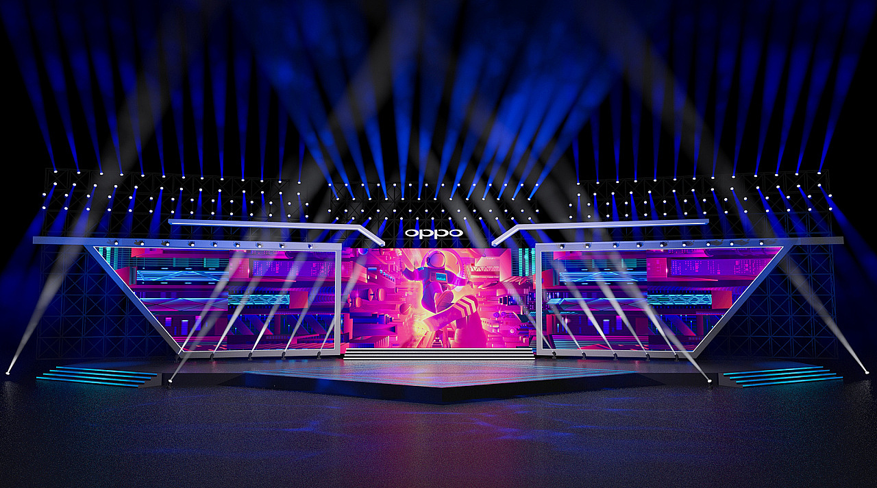 舞台设计 舞美 3d效果图