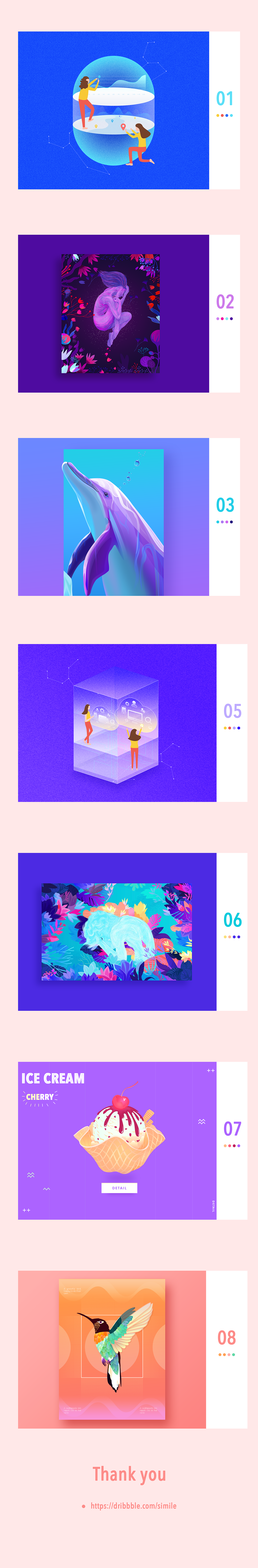 dribbble插画合集（图ZOTAxNzk4MDA=） - 其他UI - 站酷设计师丹丹阳阳原创素材 - 站酷ZCOOL