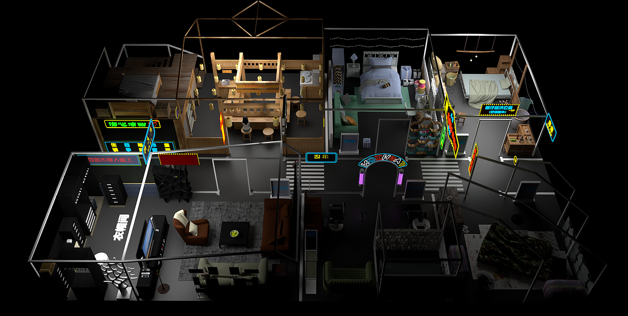 去年参与的芒果台《明星大侦探第三季》部分设计图