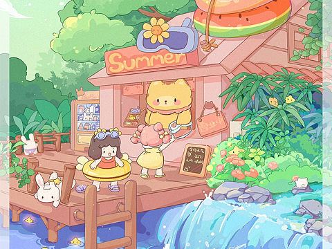 抓住夏天的小尾巴