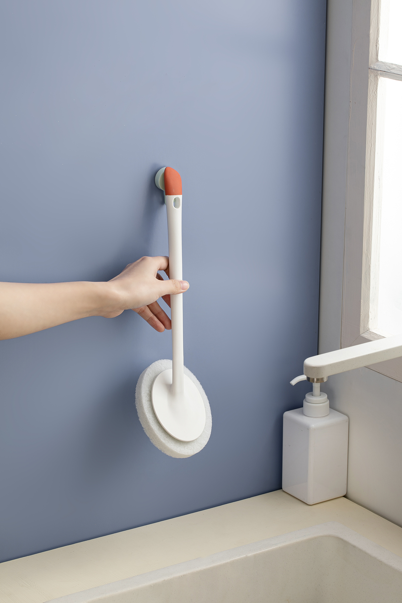 长柄清洁刷拍摄