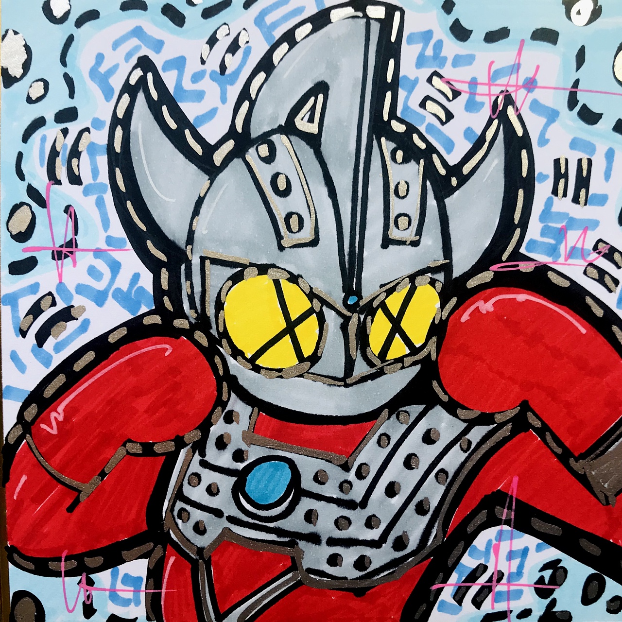 发一组奥特曼|插画|新锐潮流插画|掉毛的歪歪 - 原创作品 - 站酷