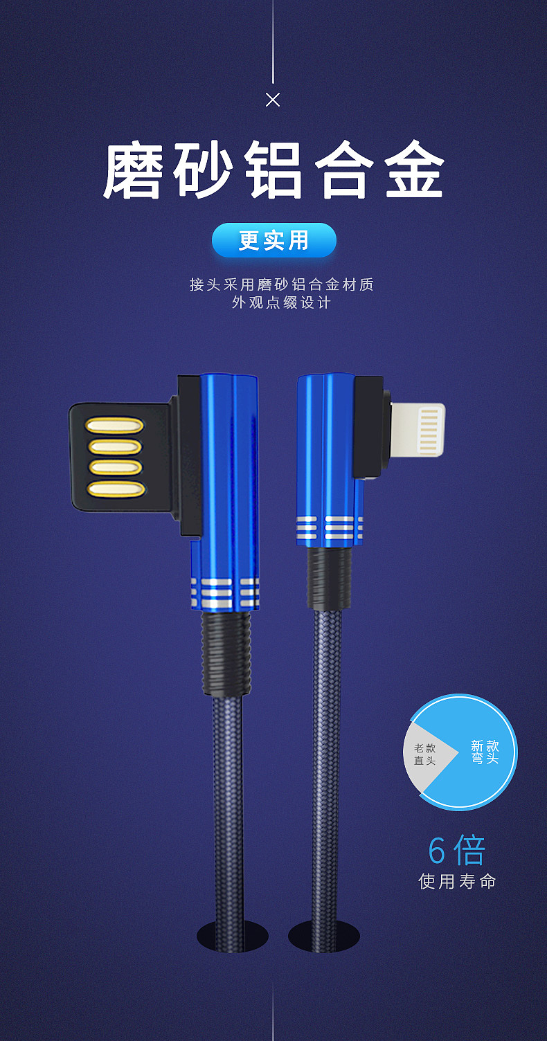 弯头数据线详页设计