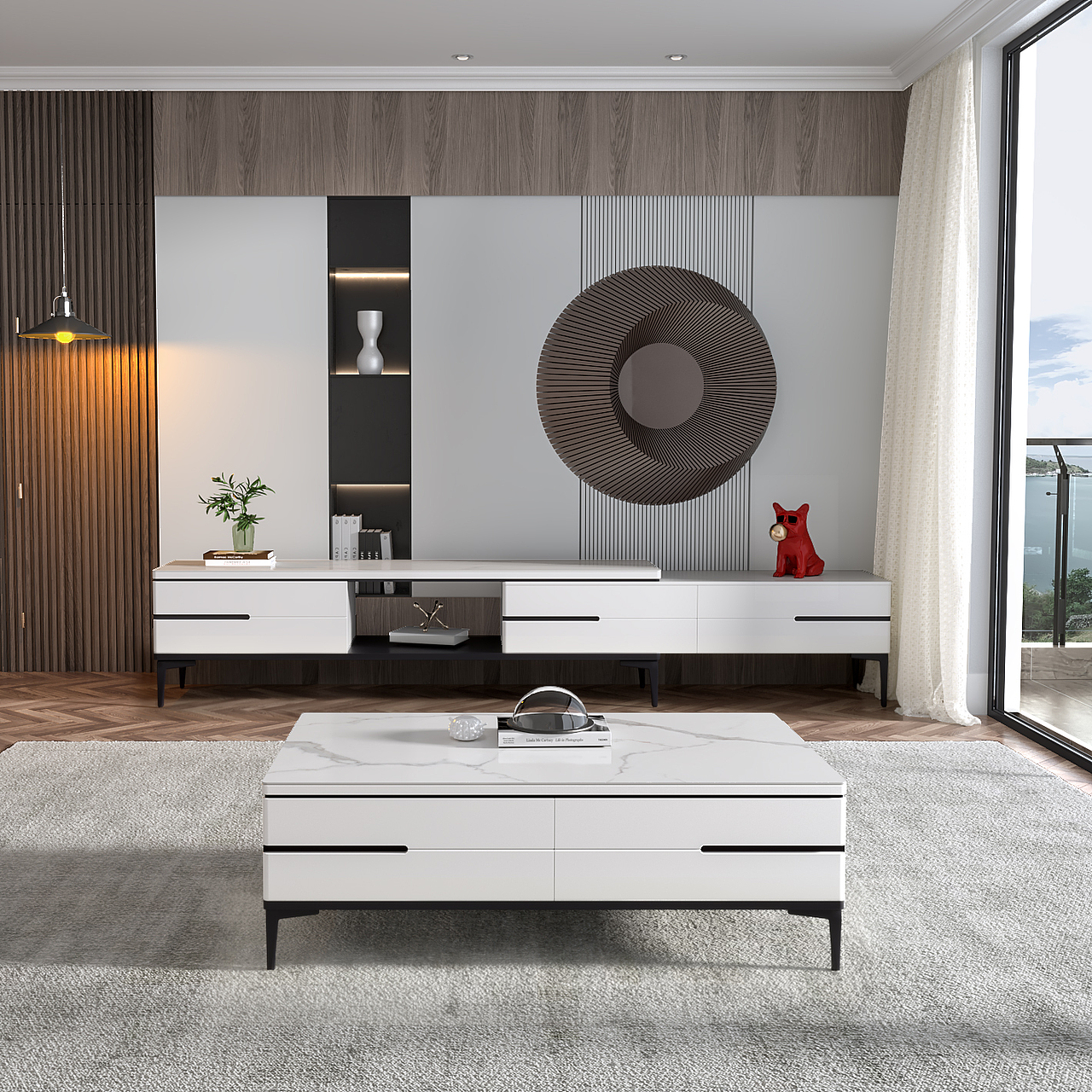 线下极简专利电视柜茶几（图ZMjE5OTk4MDQw） - 生活用品 - 站酷设计师阿木木漫反射原创素材 - 站酷ZCOOL