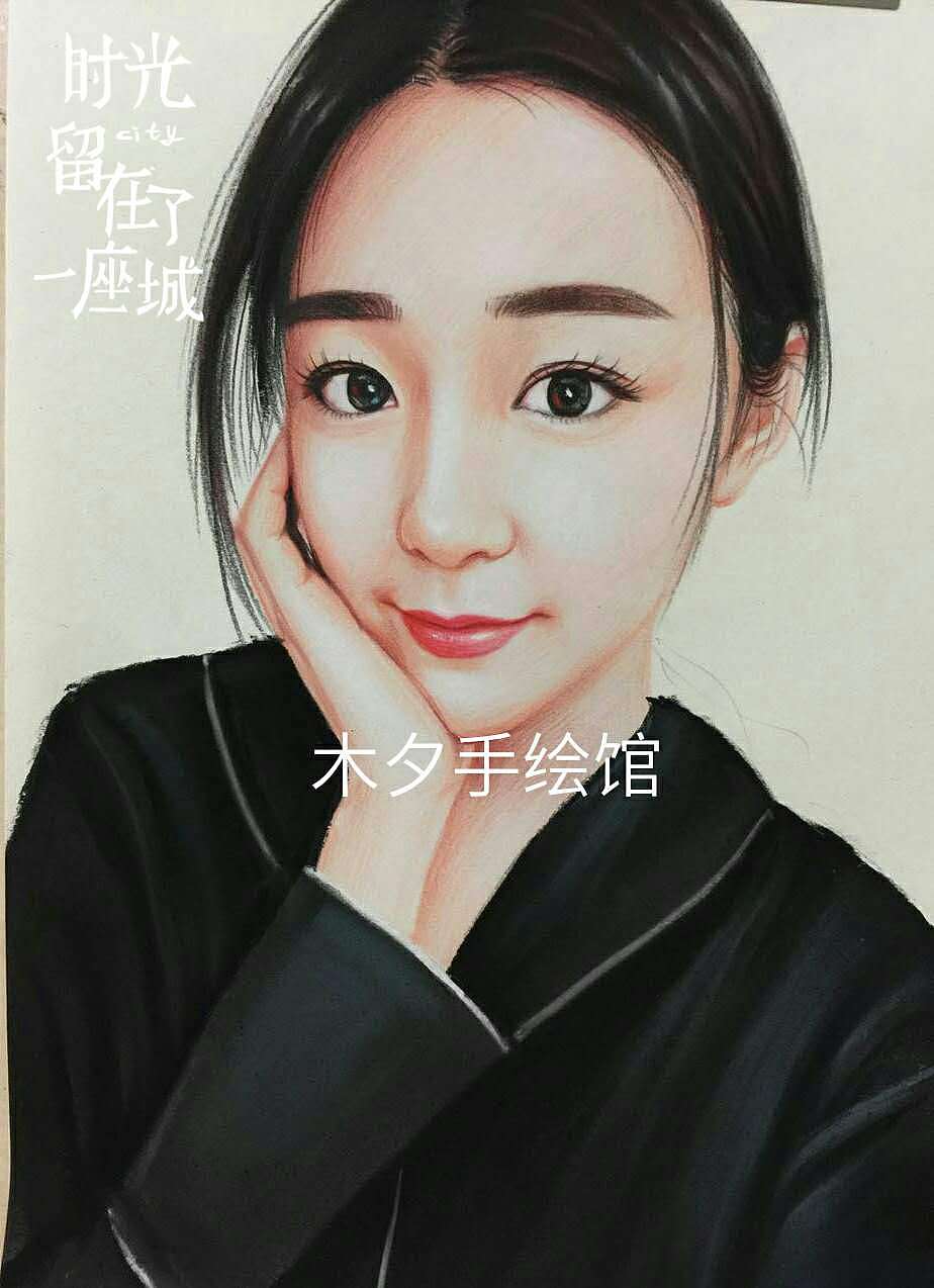 彩铅头像（图ZOTI1OTI1NDQ=） - 绘画 - 站酷设计师宅子原创素材 - 站酷ZCOOL
