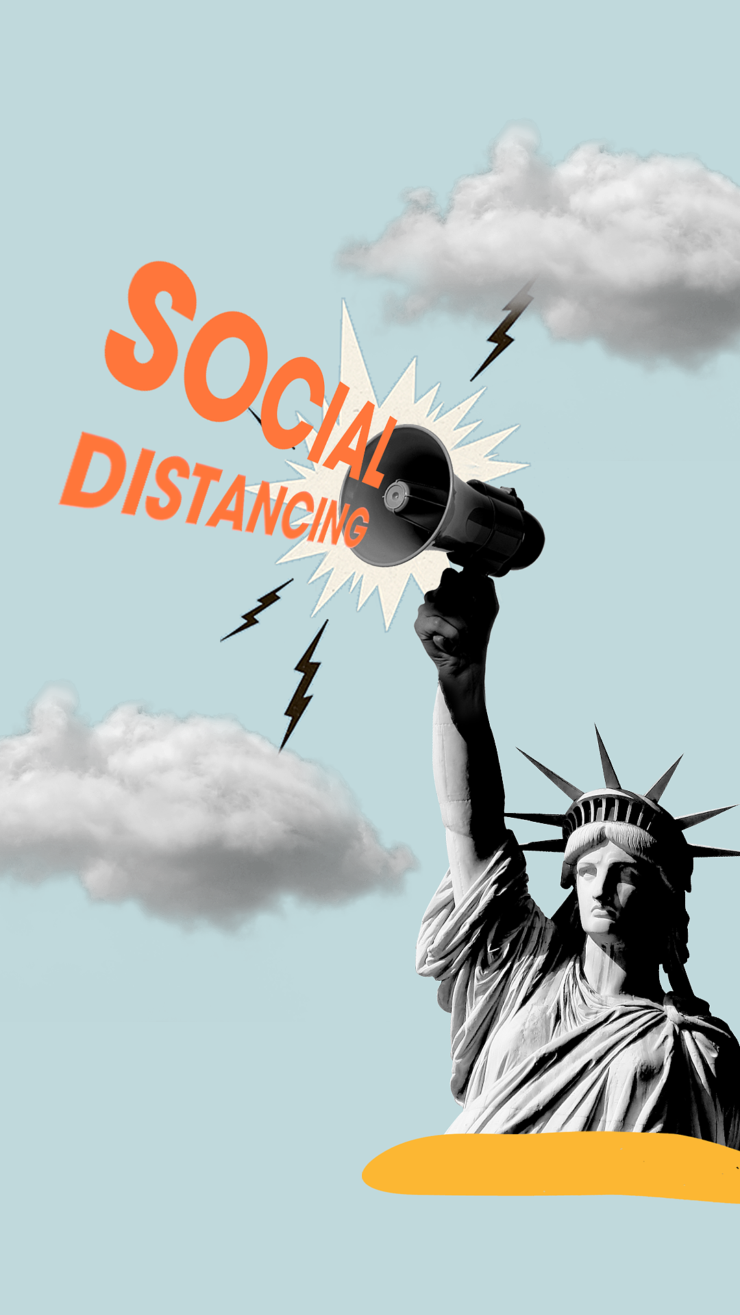 Keep Distancing（圖ZMjA5MjcyNzAw） - 海報 - 站酷設計師yearize原創(chuàng)素材 - 站酷ZCOOL