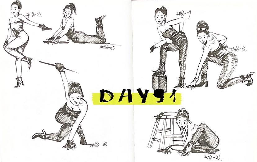 速写60天挑战第二次11月到12月（图ZMzMwMTc4MDA0） - 创作习作 - 站酷设计师易意Evelyn原创素材 - 站酷ZCOOL