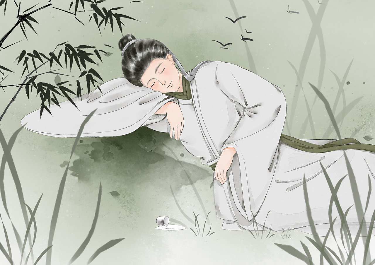 千日酒（图ZMjA5MTc1MTEy） - 艺术插画 - 站酷设计师小小英原创素材 - 站酷ZCOOL