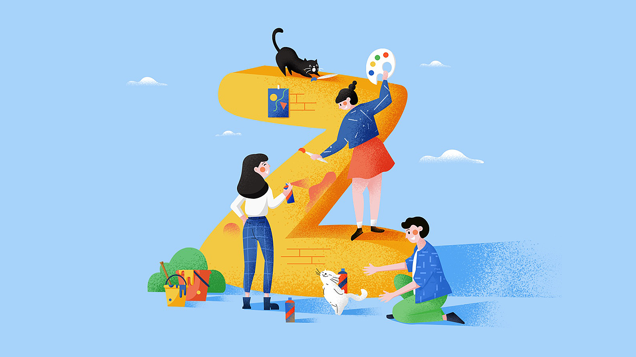 插画作品（图ZMjA2OTYyMjE2） - 商业插画 - 站酷设计师CHN_Sunny原创素材 - 站酷ZCOOL