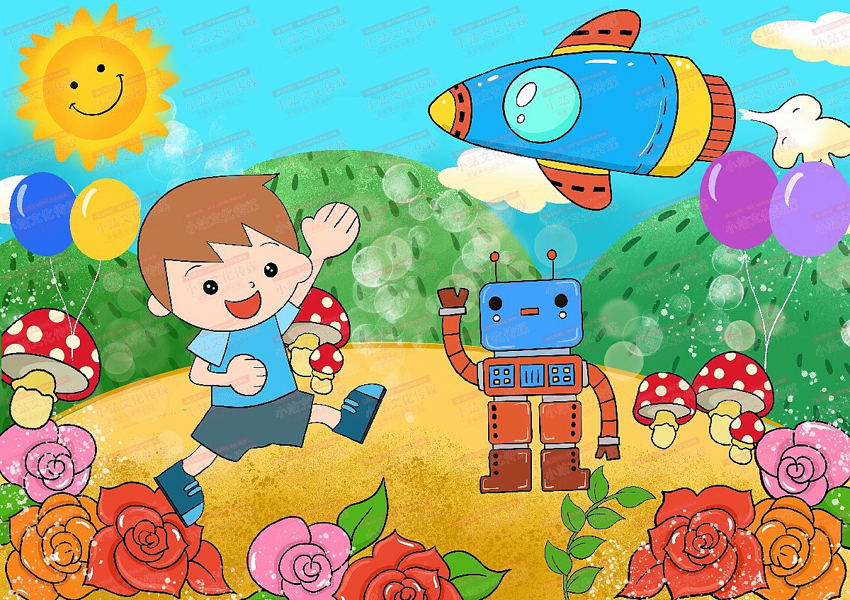 中小学生绘画 电脑绘画作品中小学电脑绘画作品38