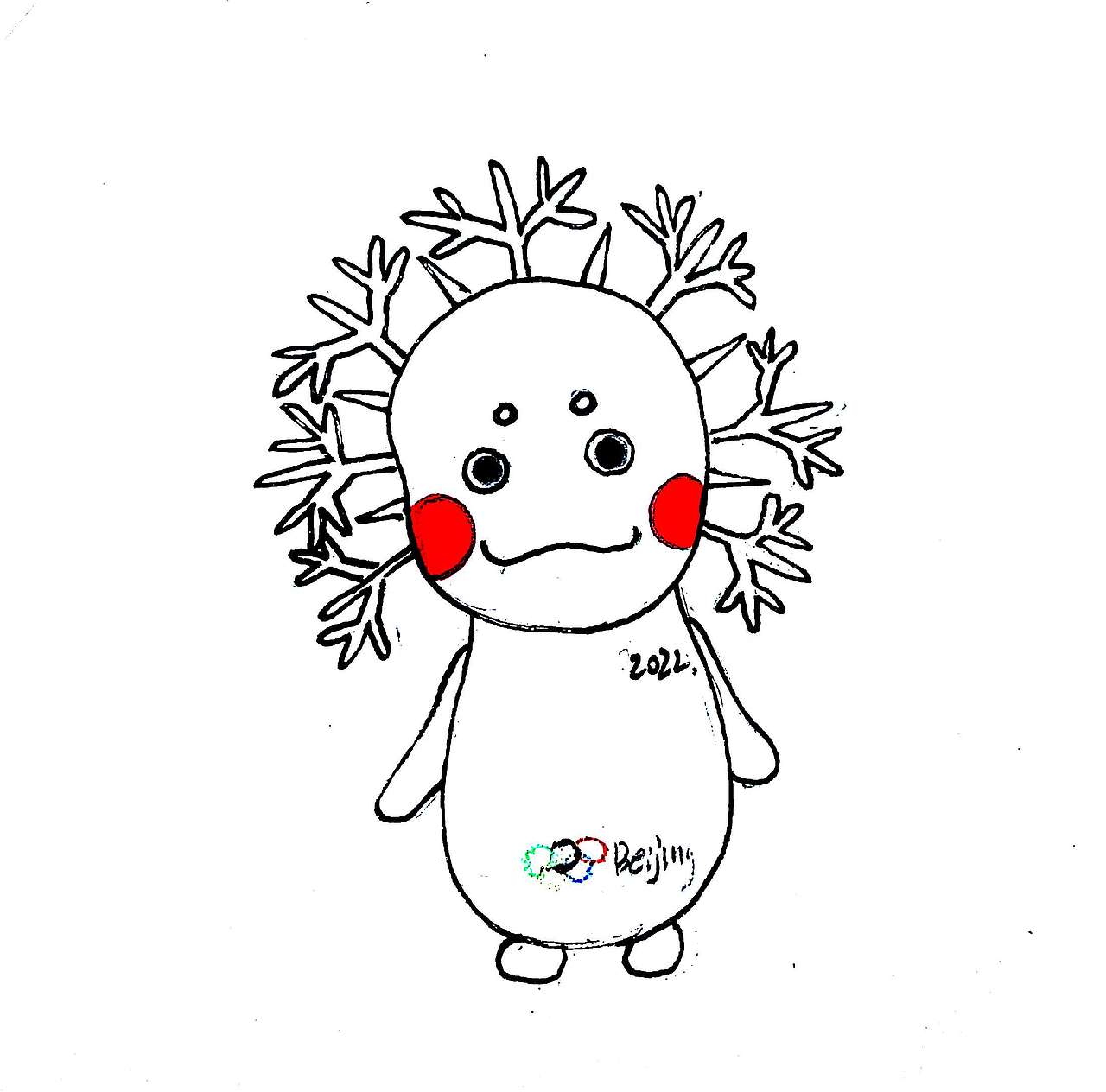 2022年北京冬奥会吉祥物设计（图ZNjcyNTI0MjA=） - IP形象 - 站酷设计师甘乐w原创素材 - 站酷ZCOOL