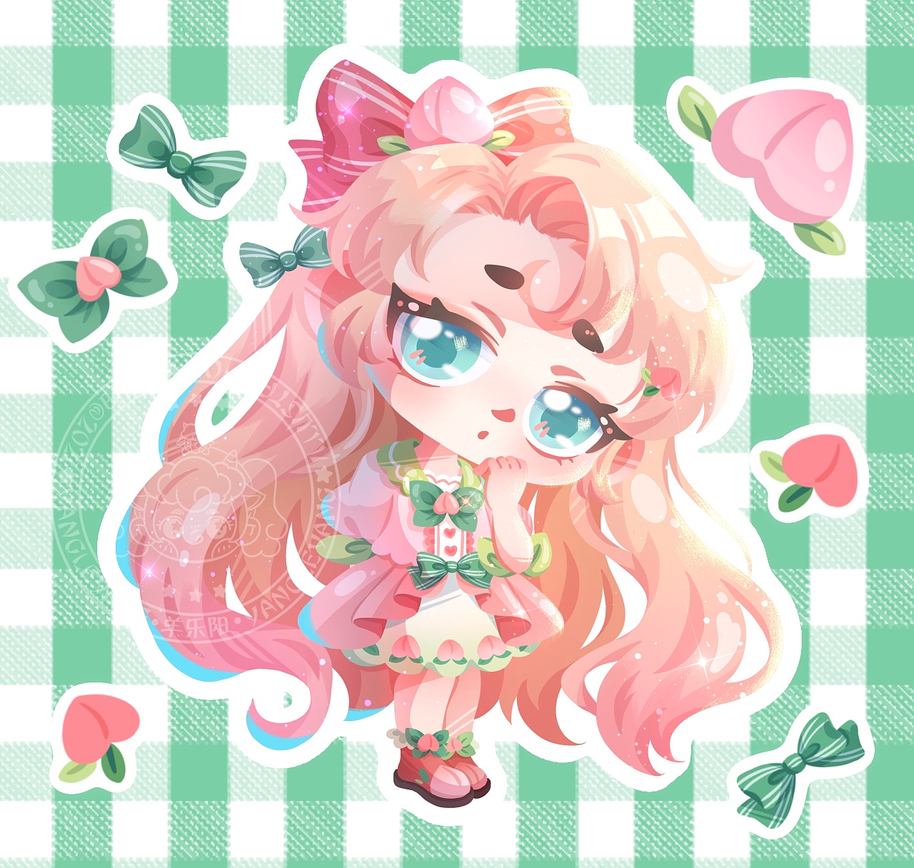 水果拟人系列插画|q版|插画|儿童插画|羊乐阳 - 原创作品 - 站酷