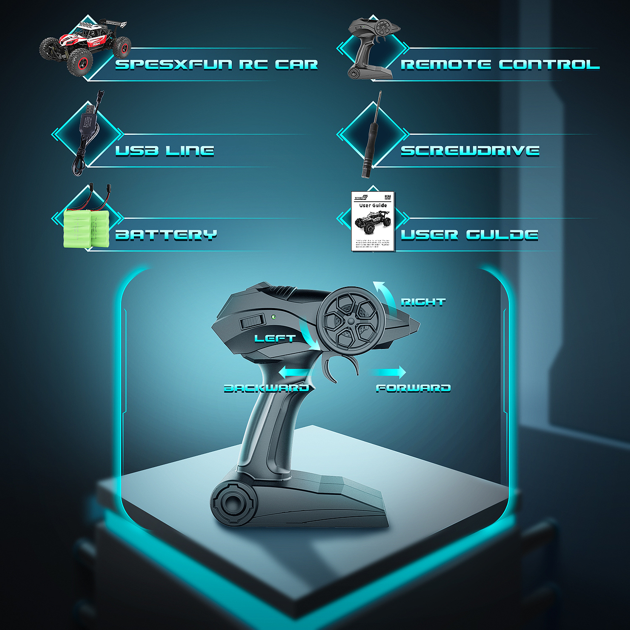 玩具遥控车详情页