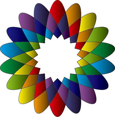 七色花|平面|图案|lililililii - 原创作品 - 站酷 (zcool)