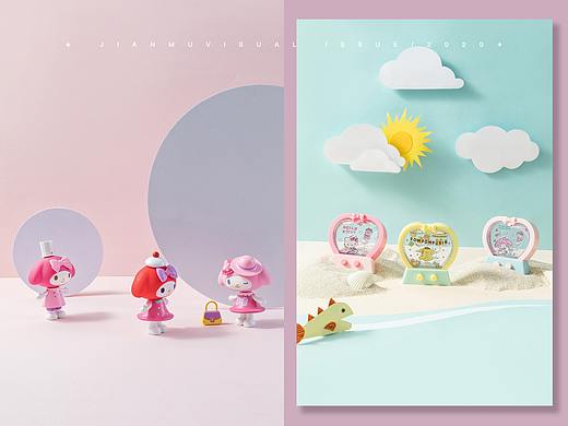 Sanrio 三丽鸥 ✖ 盲盒玩具摄影 办公用品小件产品拍摄