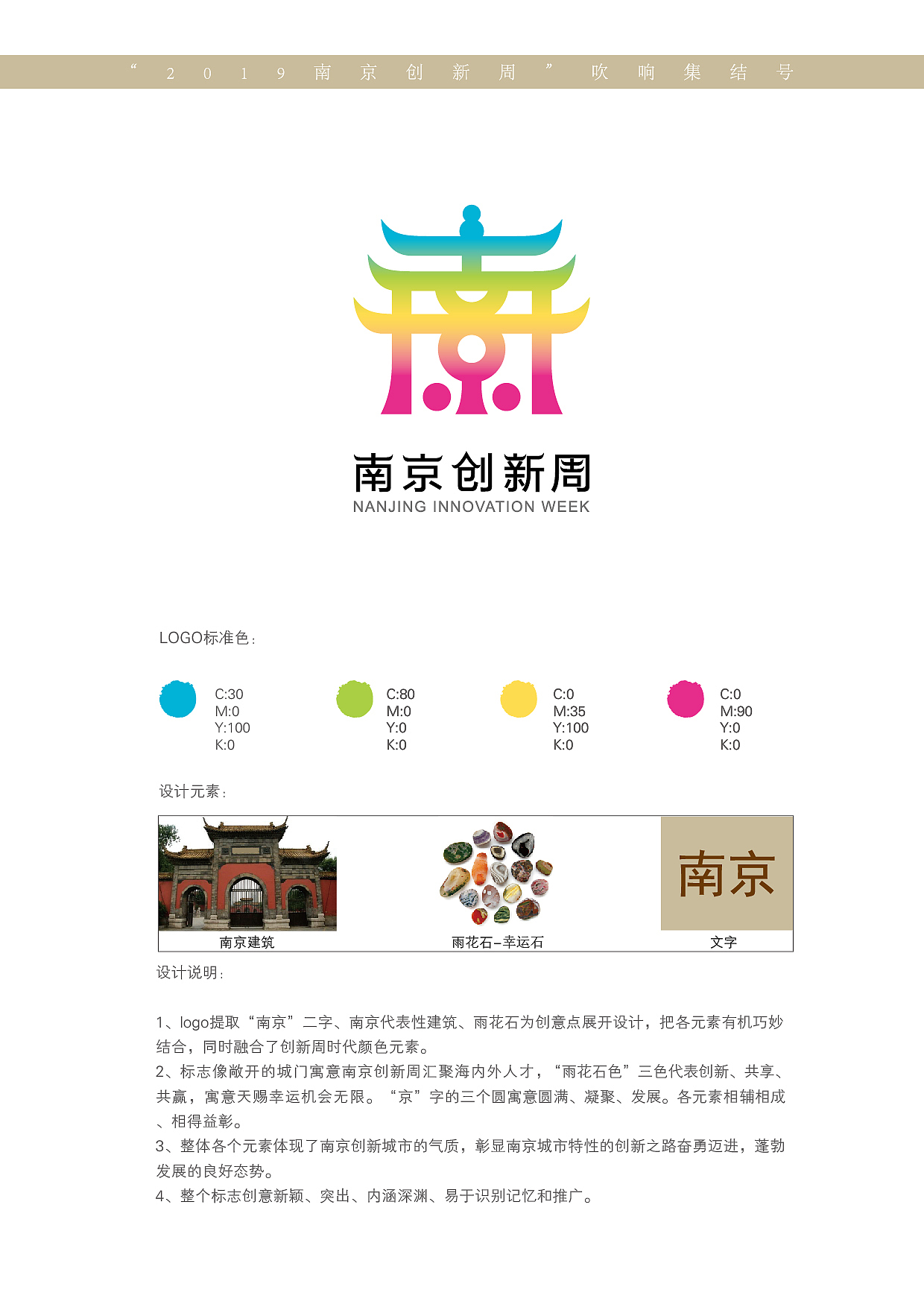 南京创新周LOGO设计（图ZMTU1Nzc3ODY0） - Logo - 站酷设计师字言字语1314原创素材 - 站酷ZCOOL