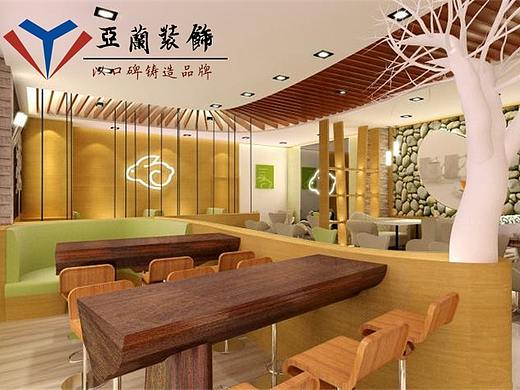 合肥快餐店装修，快餐店设计，合肥装修就找亚兰装饰。