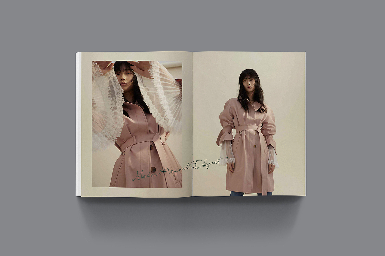 一组女装品牌推广手册设计
