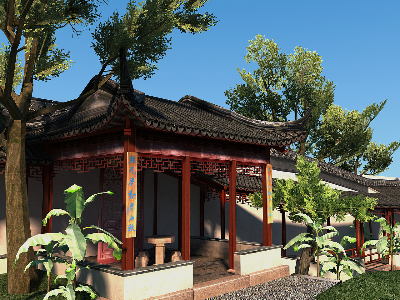 虚拟仿真漫游—苏州留园（图ZMTM4NTYzOTY=） - 动画/影视 - 站酷设计师cocozhu原创素材 - 站酷ZCOOL