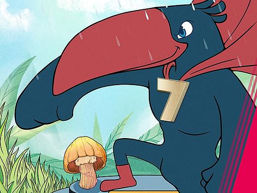 24节气--超鸟雨水海报