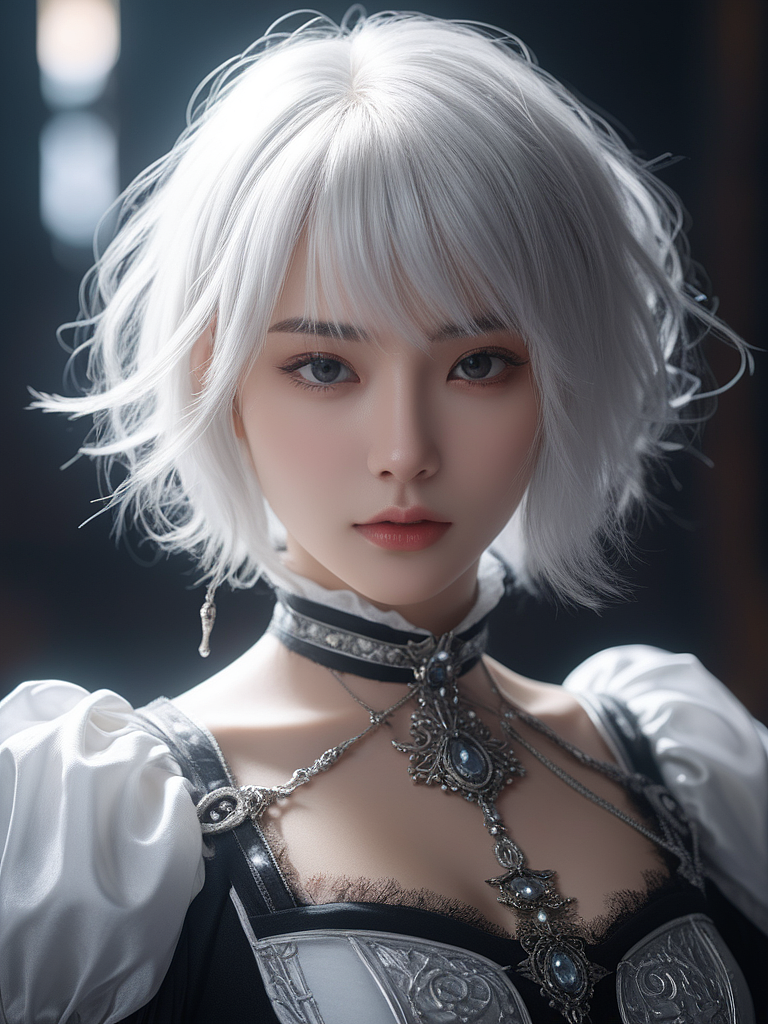 尼尔：机械纪元（图ZMzU1NzU4NjIw） - AI作品 - 站酷设计师薄一寒原创素材 - 站酷ZCOOL