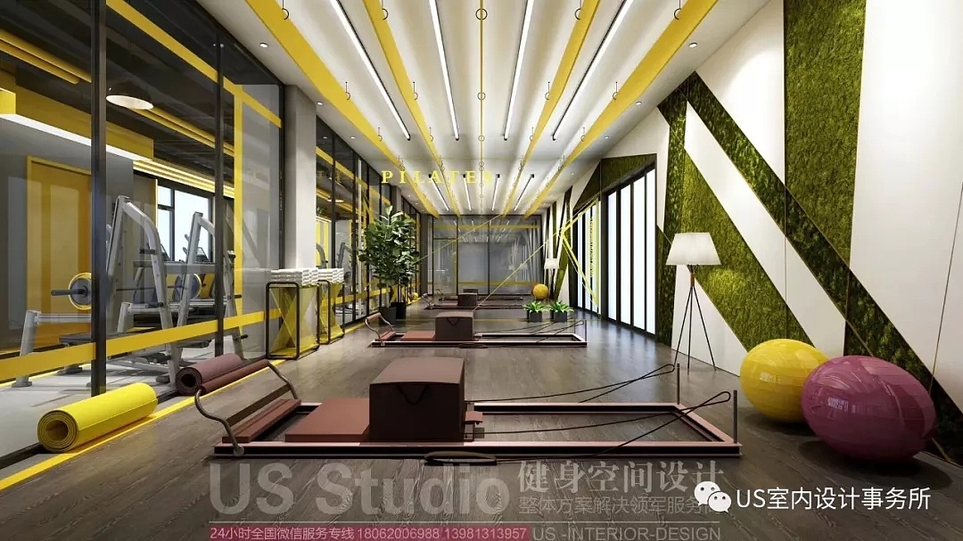 健身房设计 健身房案例 10种风格分享 2018（图ZMTQ1MTg0NTk2） - 家装设计 - 站酷设计师US健身空间设计原创素材 - 站酷ZCOOL
