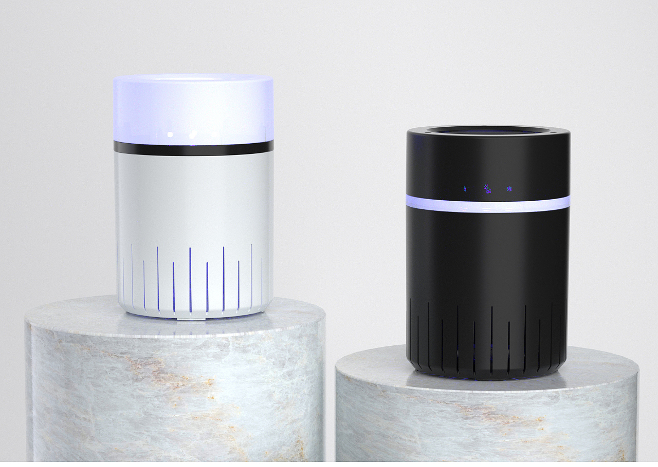 【渲染】几何形灭蚊灯