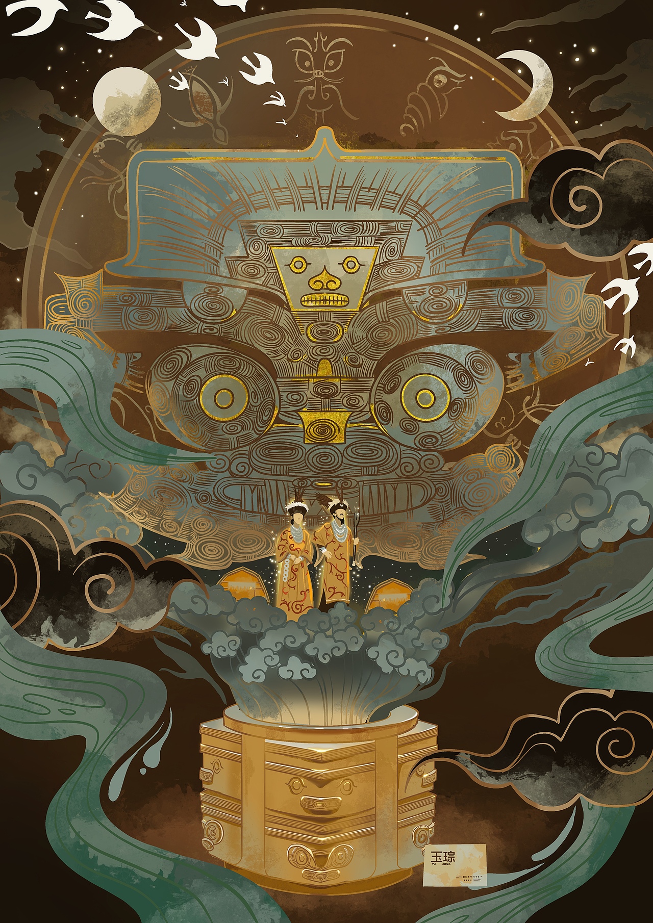 良渚文化海报及文创设计|平面|海报|charmingguo - 原创作品 - 站酷