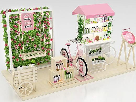 化妆品展位设计