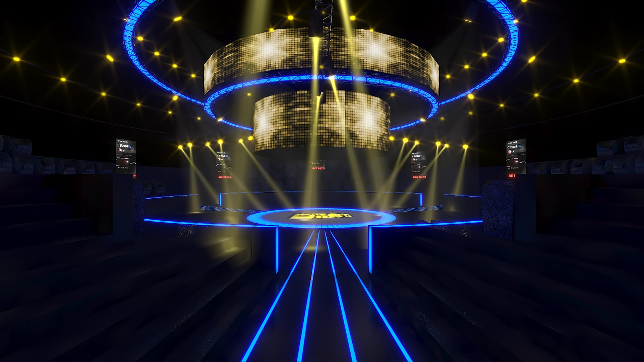 【舞美】四面舞台设计的效果综艺向舞台感觉