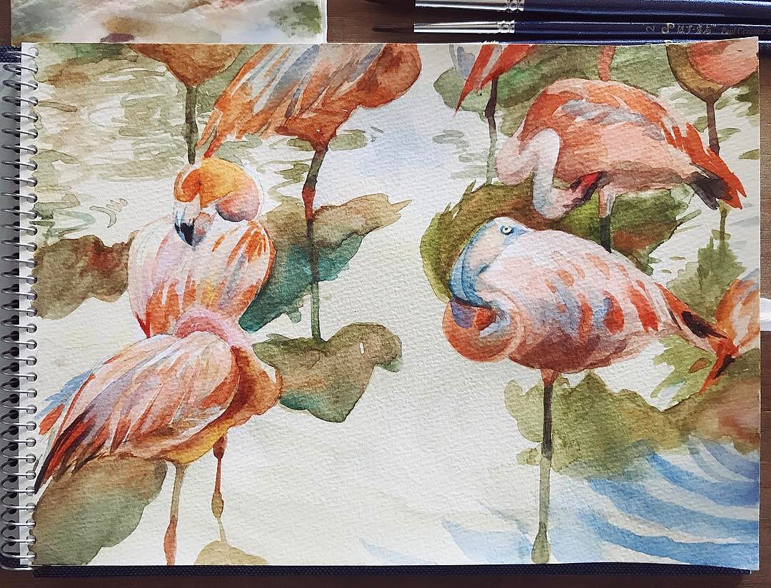 我的水彩练习本（图ZMTY2NjQyOTcy） - 创作习作 - 站酷设计师白桃红茶原创素材 - 站酷ZCOOL